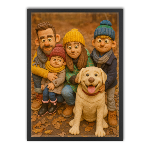 Karikatura ve stylu modelíny podle fotografie Karikatura ve stylu modelíny podle fotografie