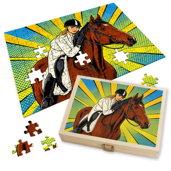 Fotopuzzle Pop Art Comics ve stylu Roye Lichtensteina Fotopuzzle Pop Art Comics ve stylu Roye Lichtensteina