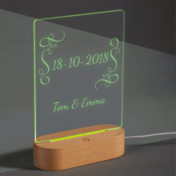 Personalizovaná LED lampa – Jméno Personalizovaná LED lampa – Jméno