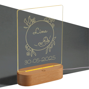 Personalizovaná LED lampa – Křest Personalizovaná LED lampa – Křest