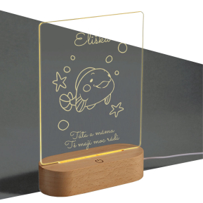 Personalizovaná LED lampa – Zvířátka Personalizovaná LED lampa – Zvířátka
