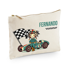 Personalizovaná taštička s tématem F1 pilota Personalizovaná taštička s tématem F1 pilota