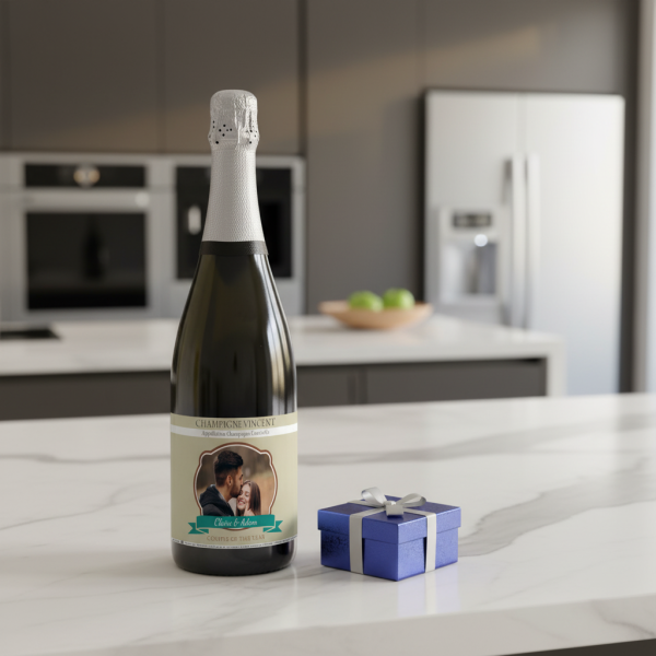 Personalizované šampaňské fotoznak Personalizované šampaňské fotoznak
