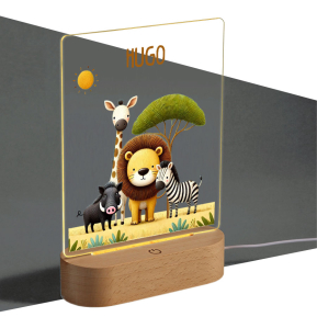 Personalizované noční světlo safari Personalizované noční světlo safari
