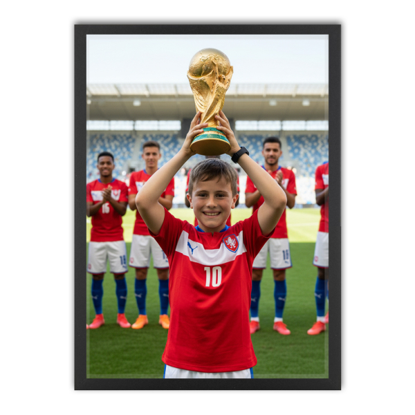 Personalizovaný portrét sportovní legendy Personalizovaný portrét sportovní legendy