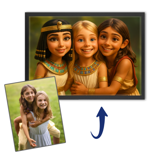 Portrait způsobem cartoon + historická postava podle fotografie Portrait způsobem cartoon + historická postava podle fotografie