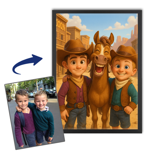 Portrait způsobem cartoon + historická postava podle fotografie Portrait způsobem cartoon + historická postava podle fotografie