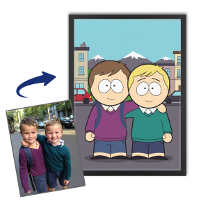 Karikatura v netradičním kresleném stylu podle fotografie Karikatura v netradičním kresleném stylu podle fotografie
