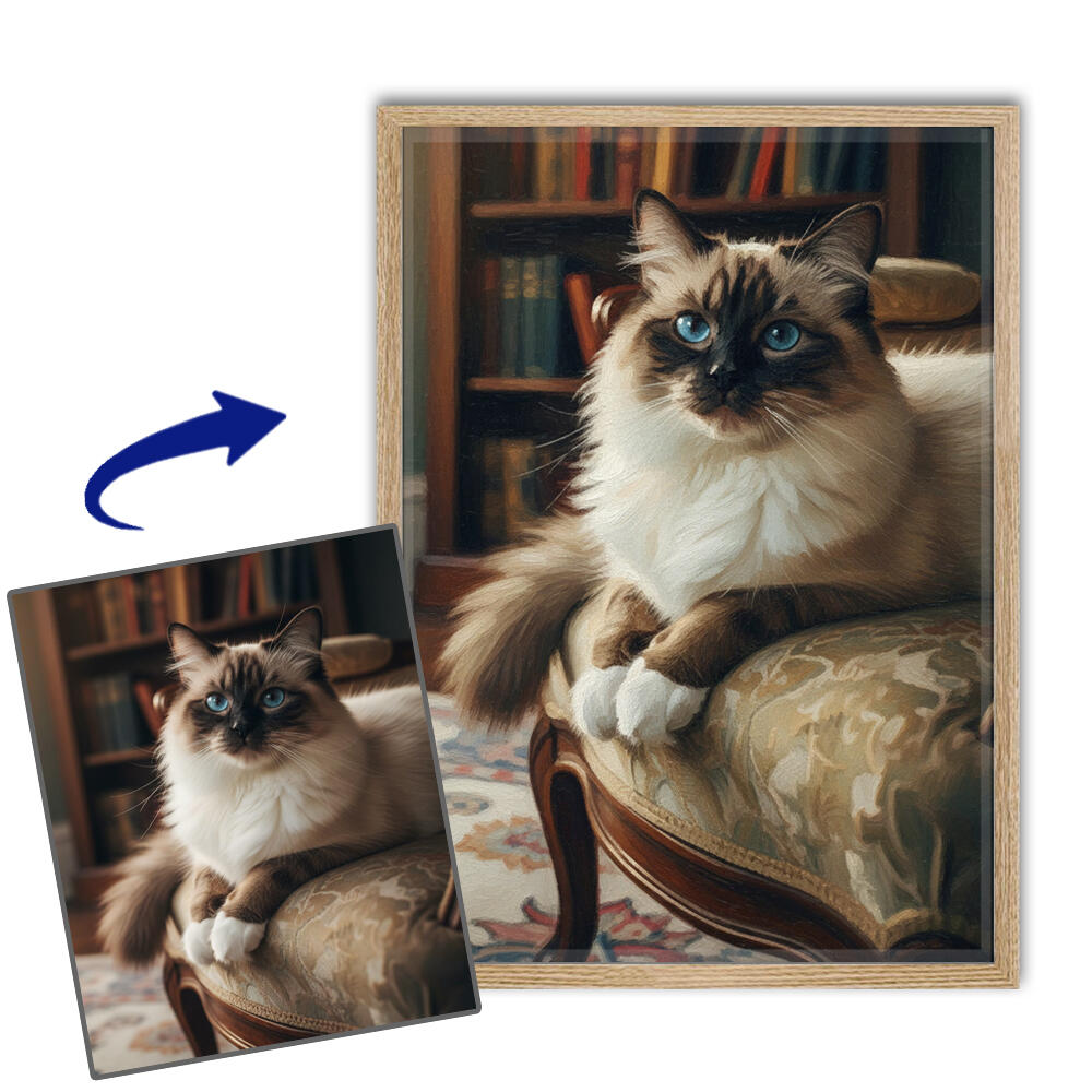 Portrét ve stylu olejomalby podle fotografie Portrét ve stylu olejomalby podle fotografie