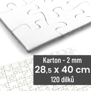 Velk&eacute; kartonov&eacute; puzzle | 28,5 x 40 cm | 120 d&iacute;lků