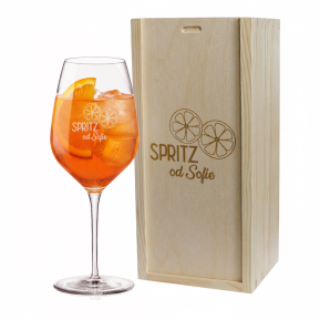 Spritz sklenice s vyryt�m jm�nem