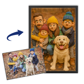 Karikatura ve stylu model�ny podle fotografie
