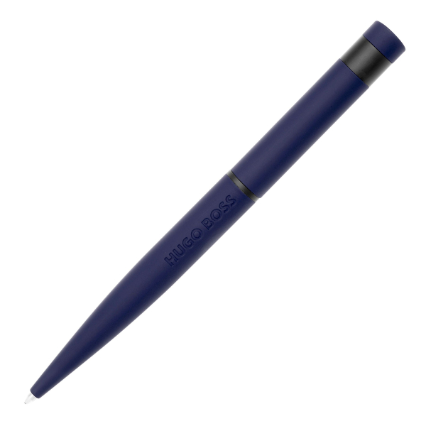 Grav&iacute;rovan&eacute; kuličkov&eacute; pero Hugo Boss Blue Loop