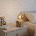 Lampa s filamentovou �&aacute;rovkou s potiskem křtiny
