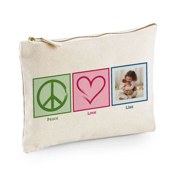 V&iacute;ce&uacute;čelov&eacute; pouzdro Peace & Love foto