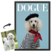 Obálka magazínu DOGUE podle fotografie Obálka magazínu DOGUE podle fotografie