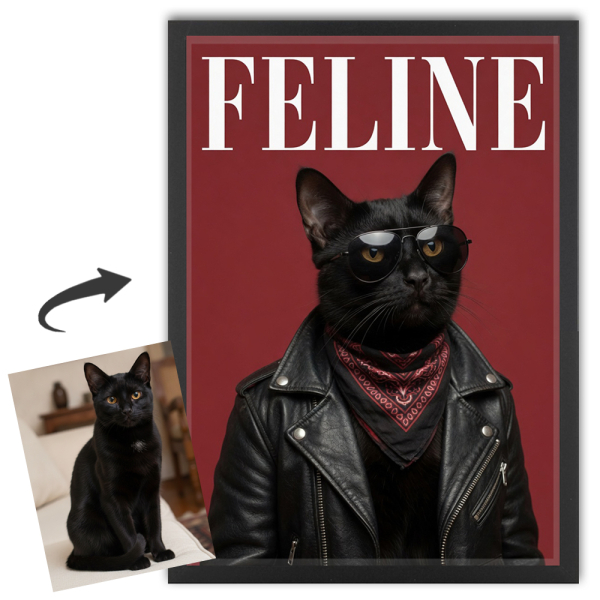 Ob&aacute;lka magaz&iacute;nu FELINE podle fotografie