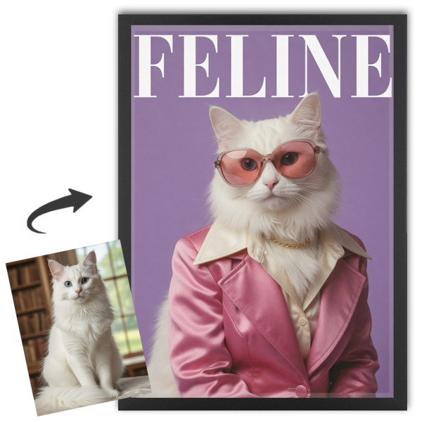 Ob&aacute;lka magaz&iacute;nu FELINE podle fotografie