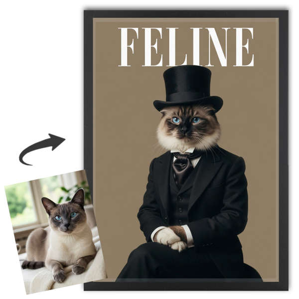 Ob&aacute;lka magaz&iacute;nu FELINE podle fotografie