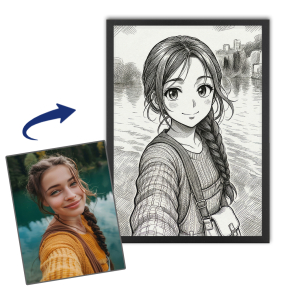 Personalizovan� portr�t ve vintage manga stylu