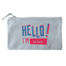 Personalizovan&aacute; mal&aacute; bavlněn&aacute; ta�tička HELLO