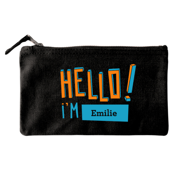 Personalizovan&aacute; mal&aacute; bavlněn&aacute; ta�tička HELLO