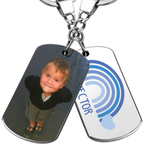 Personalizovan� př�věsek na kl�če s duhou