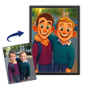 Humoristick� karikatura podle fotografie
