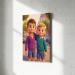 Portr&eacute;t ve stylu 3D animovan&eacute;ho filmu podle fotografie