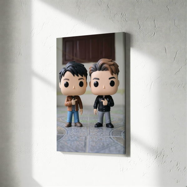 Portr&eacute;t stylizovan&eacute; vinylov&eacute; figurky podle fotografie
