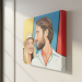 Portrét ve stylu pop art komiks podle fotografie Portrét ve stylu pop art komiks podle fotografie