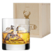 Ryt&eacute; whisky sklo s jelenem