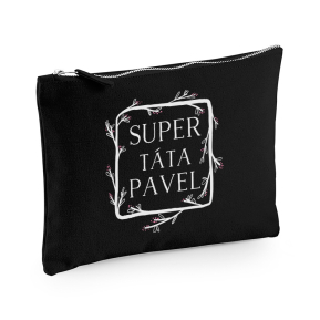 Tištěná taštička Květinový rámeček Tištěná taštička Květinový rámeček