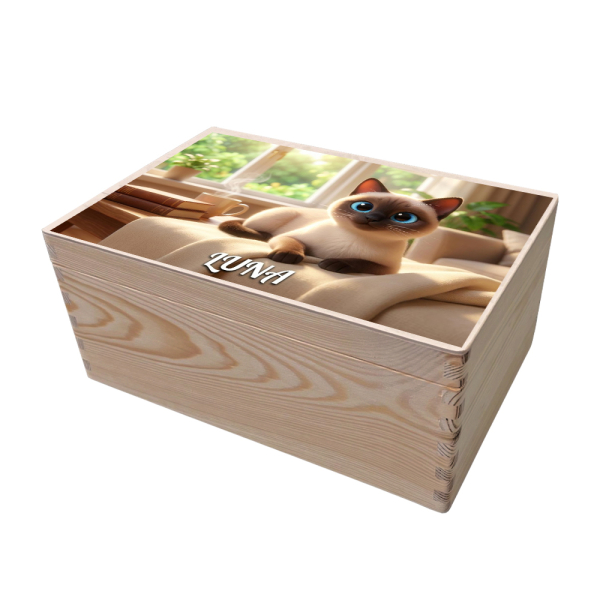 Úložný box s portrétem ve stylu 3D animovaného filmu Úložný box s portrétem ve stylu 3D animovaného filmu