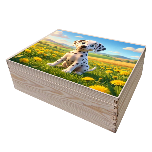 Úložný box s portrétem ve stylu 3D animovaného filmu Úložný box s portrétem ve stylu 3D animovaného filmu
