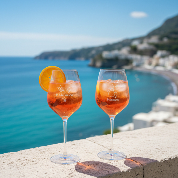 Spritz sklenice s vyryt&yacute;m jm&eacute;nem