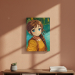 Portr&eacute;t v manga stylu podle fotografie